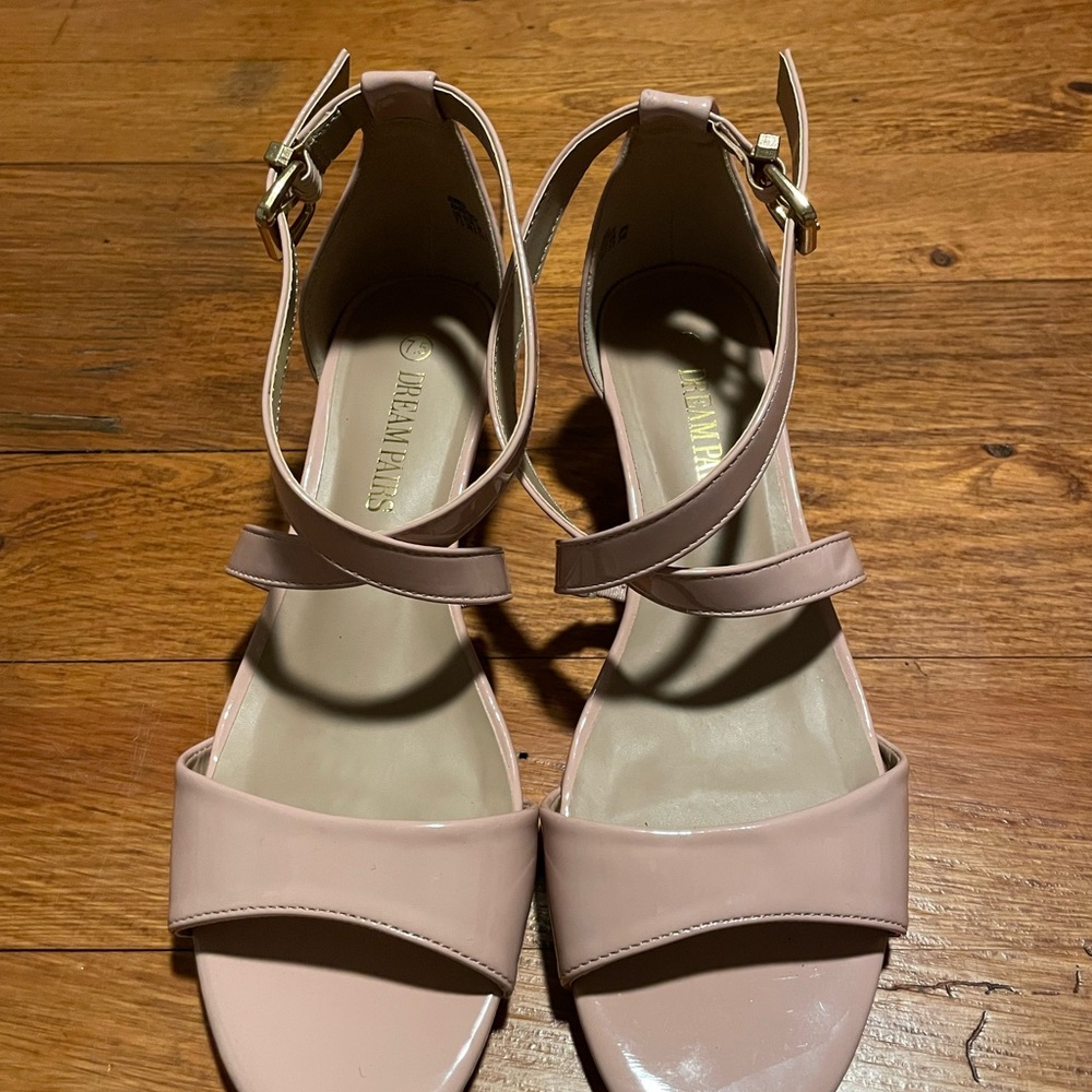Dream Pairs Women's Blush Strappy Heels